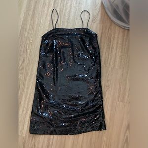 BLACK SPARKLY DRESS